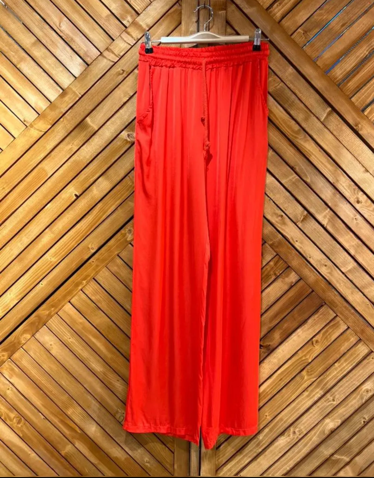 Pantalon satiné