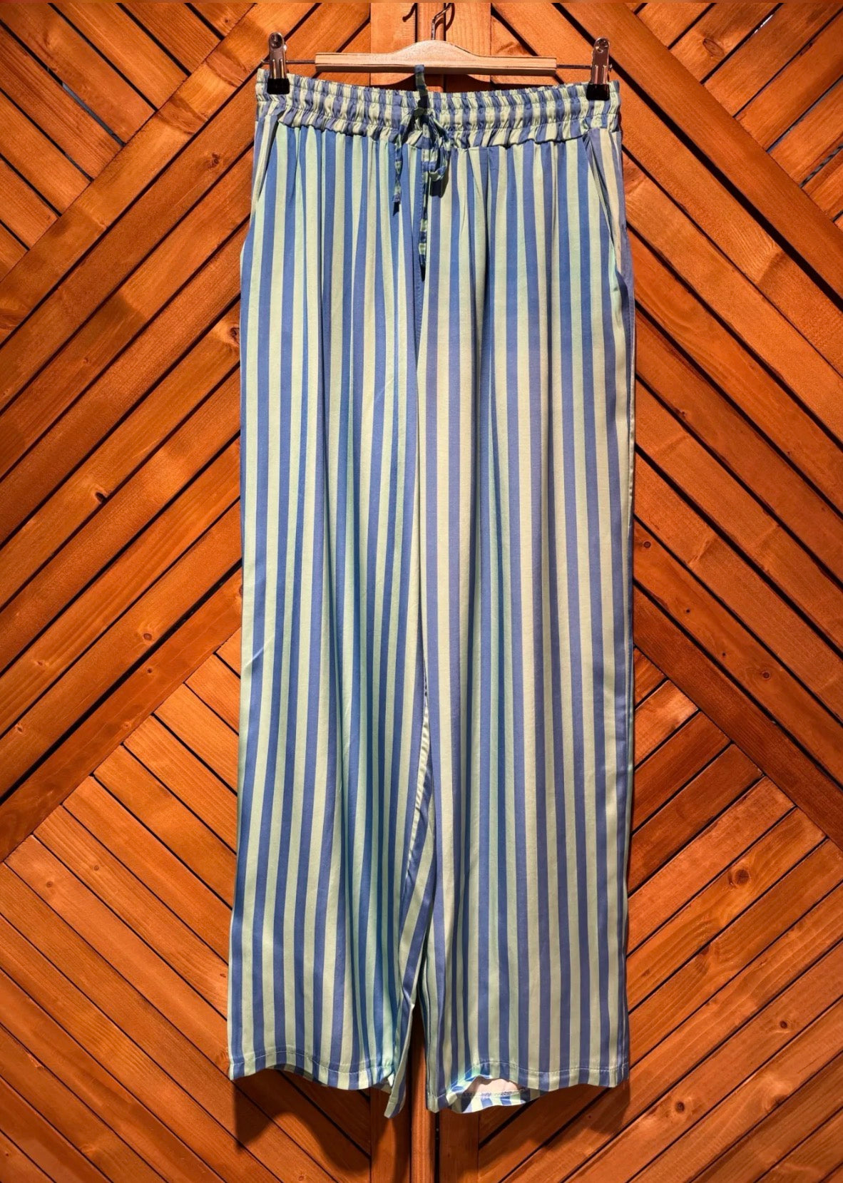 Pantalon rayé fluide