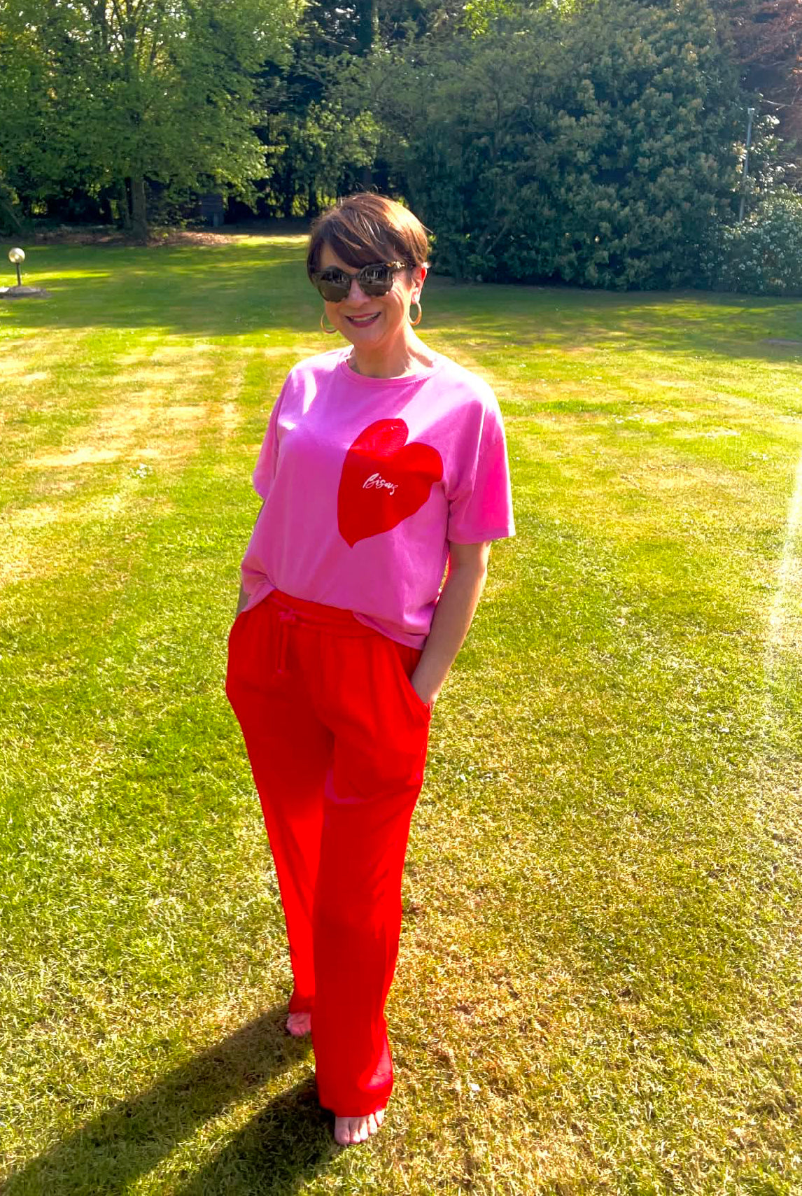 T.Shirt avec imprimé coeur