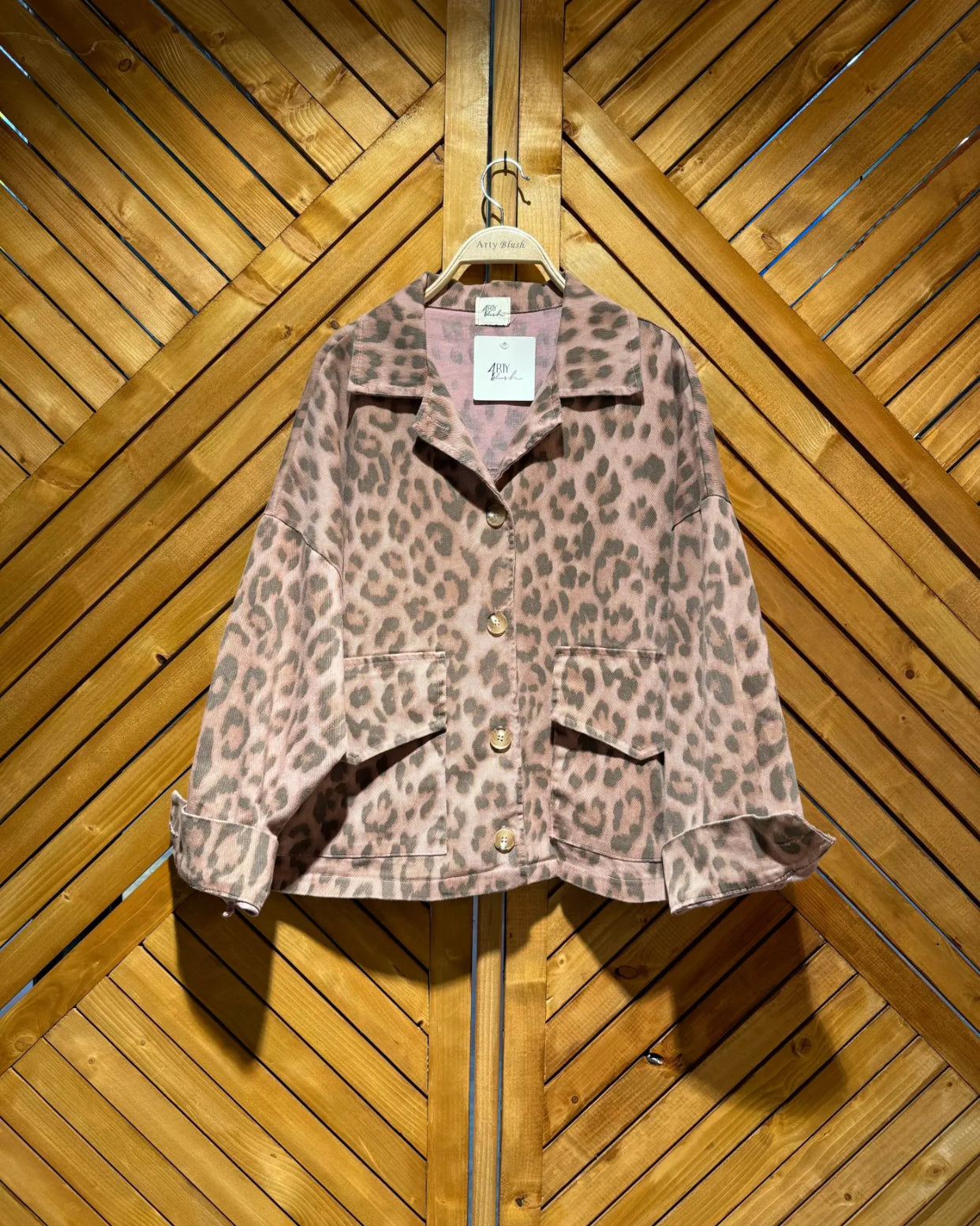 Veste loose Léopard