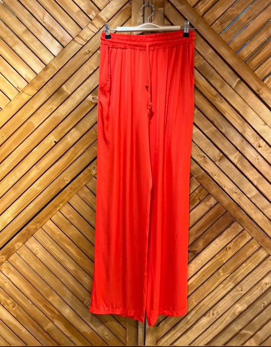 Pantalon satiné