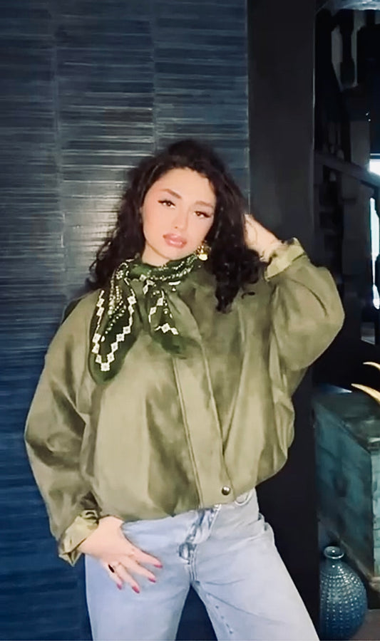 Veste courte oversize