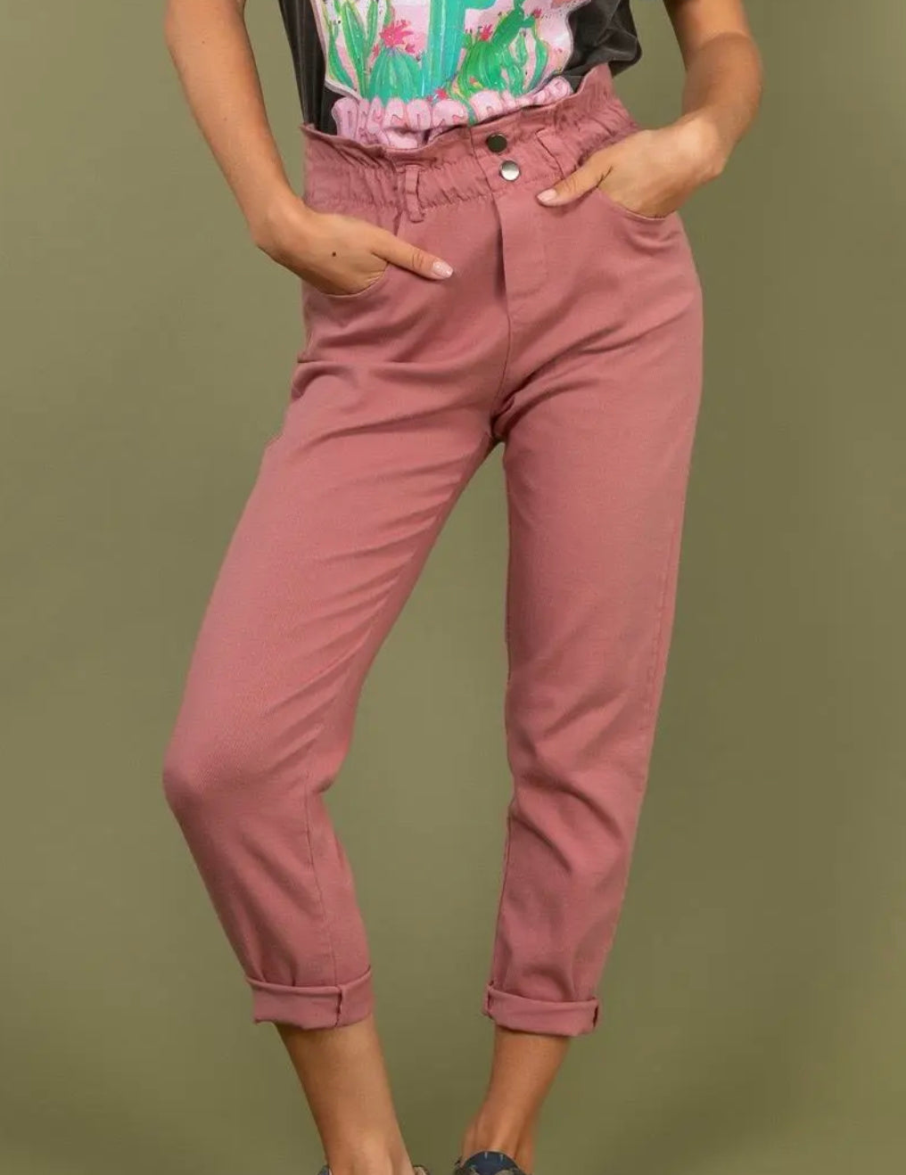 Pantalon momfit