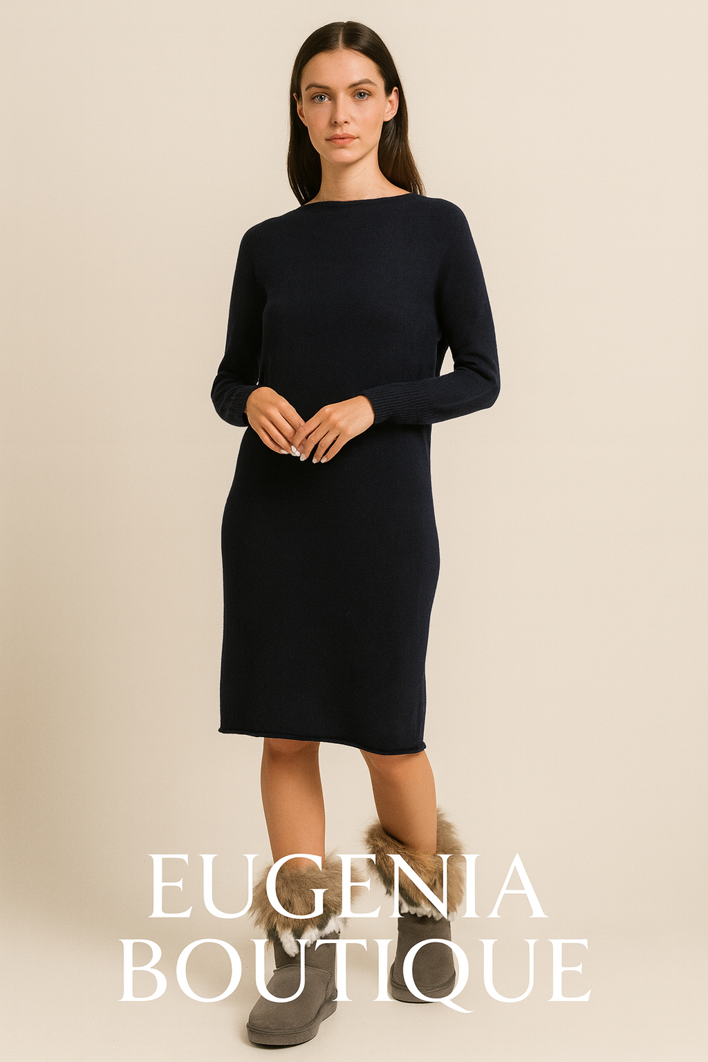 Robe pull sans couture