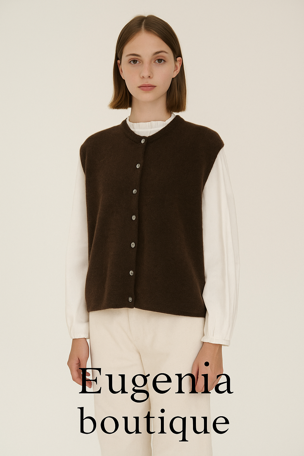 Gilet sans manches en baby alpaga – Eugenia Boutique