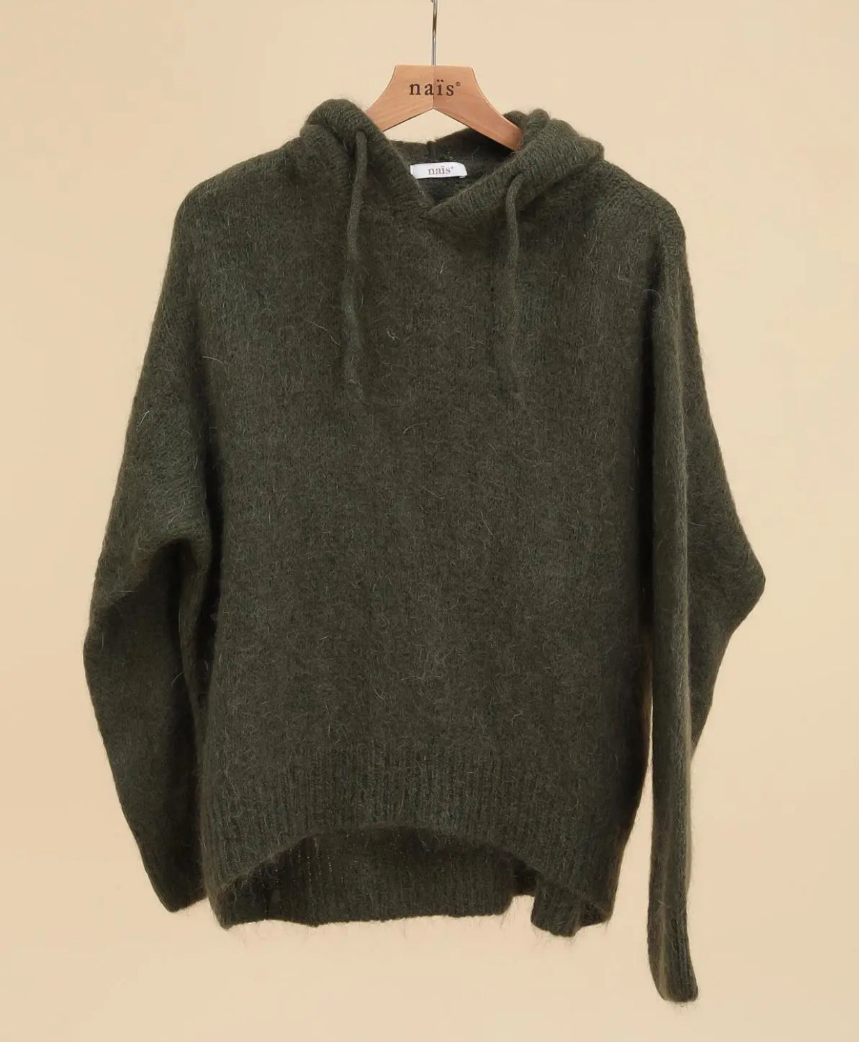 Pull à capuche façon sweat