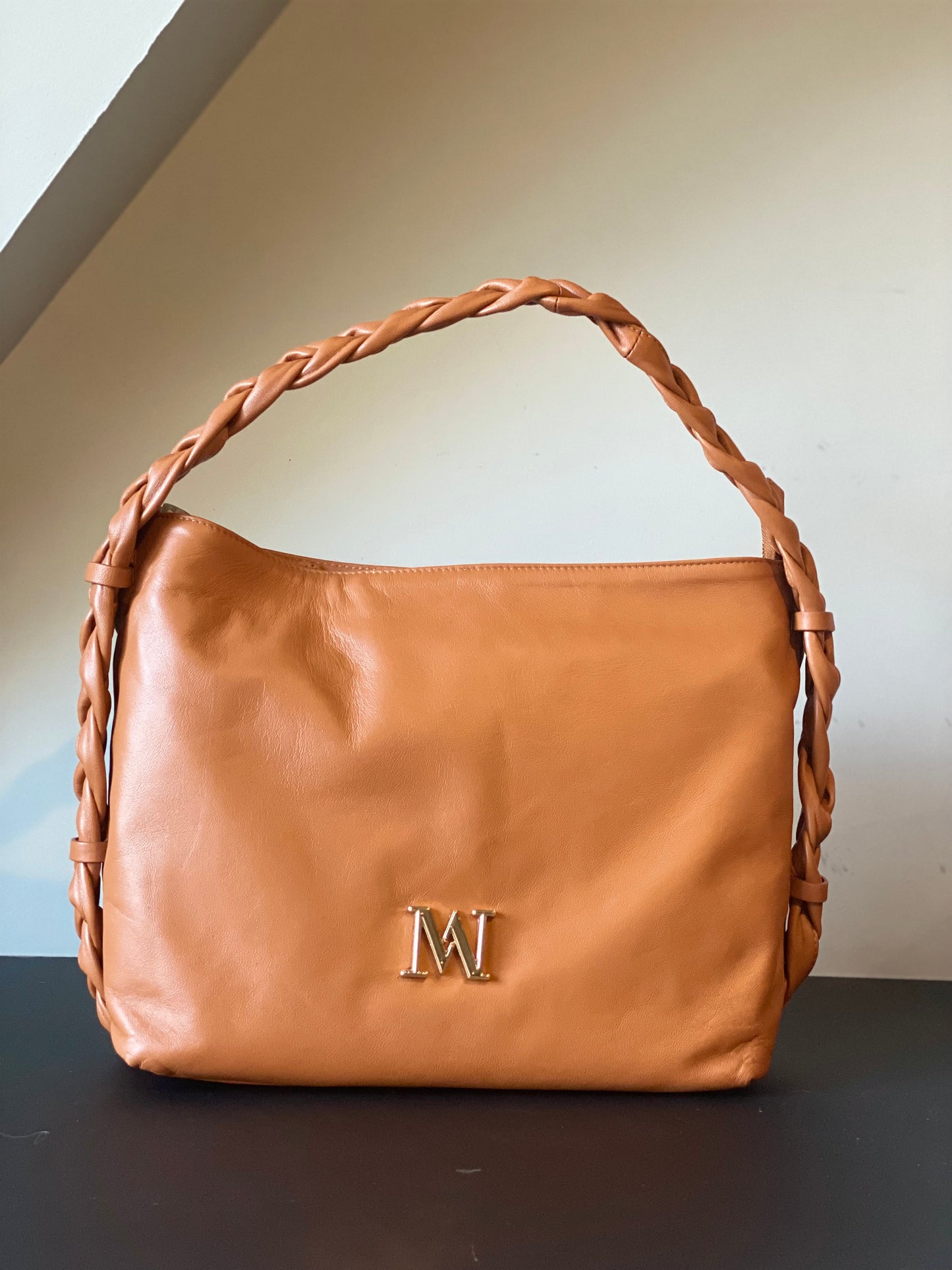 Sac cuir camel