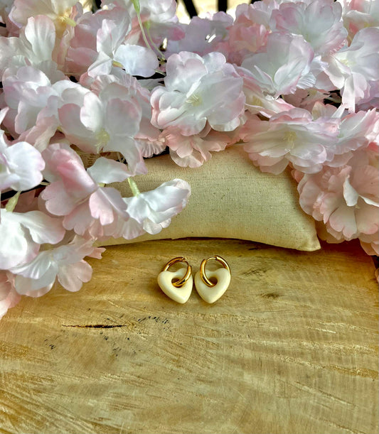 Boucles d’oreilles petit coeur