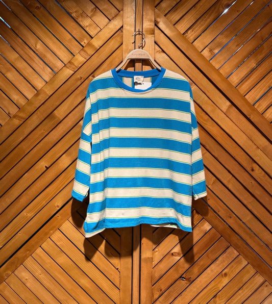 T-shirt rayé dos nu avec noeud