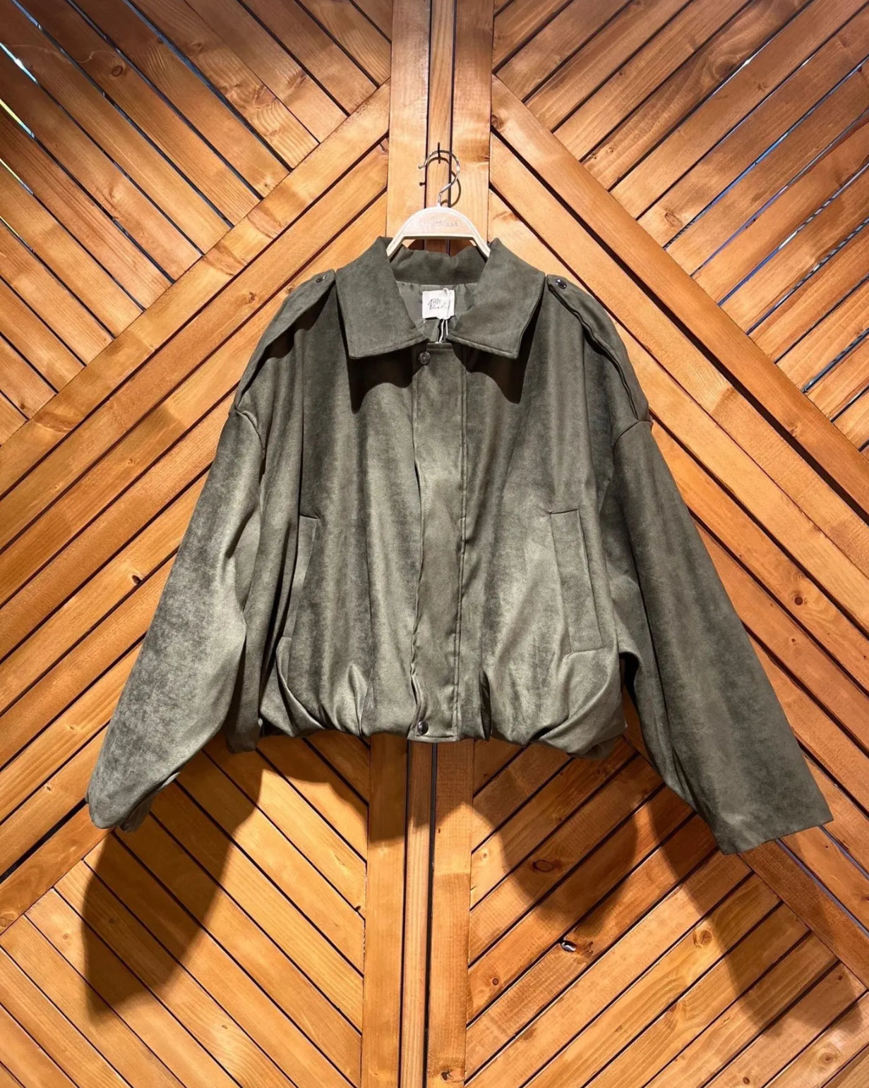 Veste courte oversize