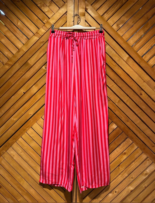 Pantalon rayé fluide