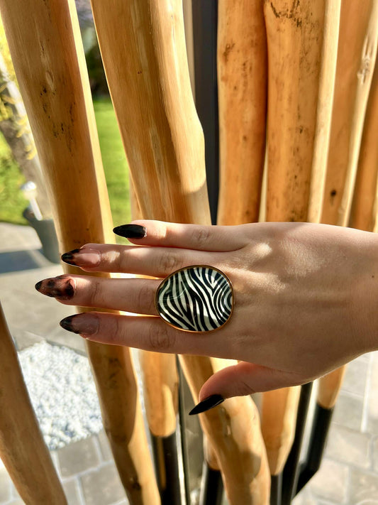 Bague zèbre