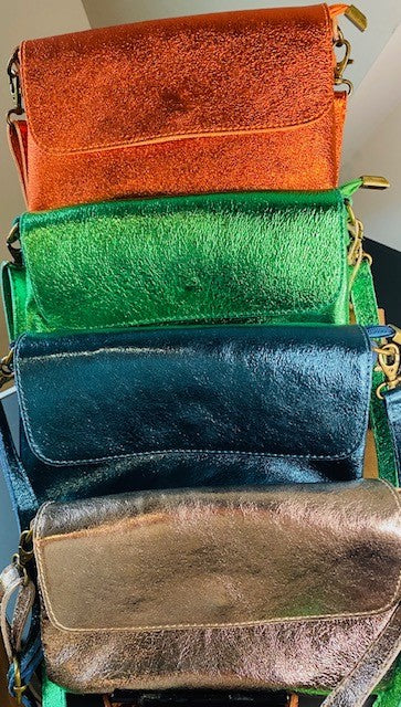 Petite pochette glitter CUIR