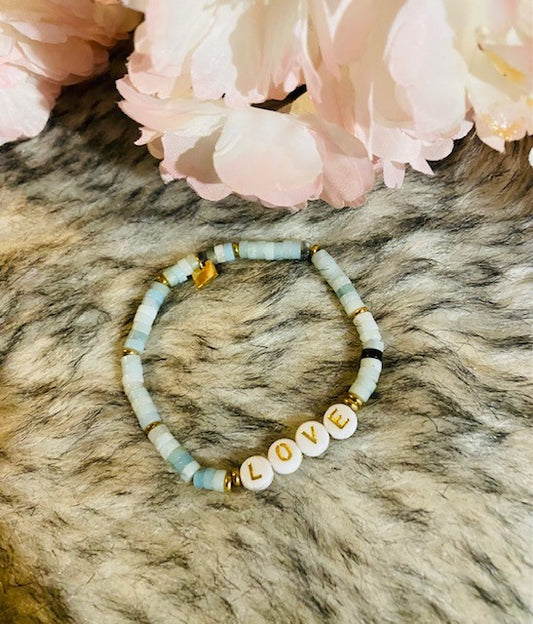 bracelet perle LOVE