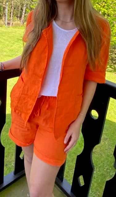veste manches courtes